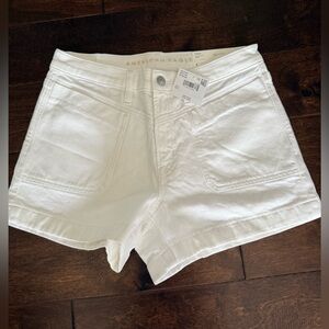 NWT American Eagle Women's White Denim Shorts